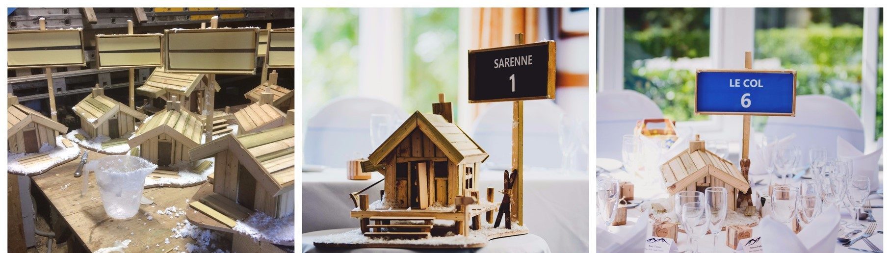 Wooden Wedding Decorations designed by Guildford Wood Design